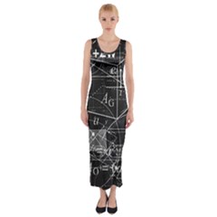 School Board  Fitted Maxi Dress by Valentinaart