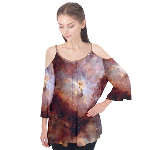 Carina Nebula Flutter Tees by SpaceShop