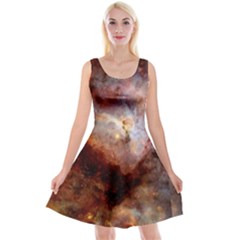 Carina Nebula Reversible Velvet Sleeveless Dress by SpaceShop