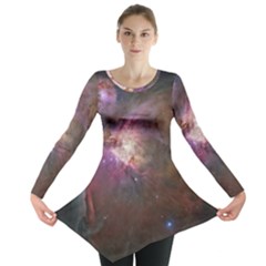 Orion Nebula Long Sleeve Tunic  by SpaceShop