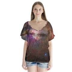 Orion Nebula Flutter Sleeve Top by SpaceShop