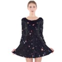 Extreme Deep Field Long Sleeve Velvet Skater Dress View1