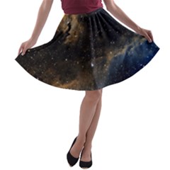 Seagull Nebula A-line Skater Skirt by SpaceShop