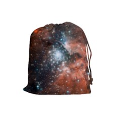 Star Cluster Drawstring Pouches (large)  by SpaceShop