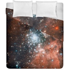 Star Cluster Duvet Cover Double Side (california King Size) by SpaceShop