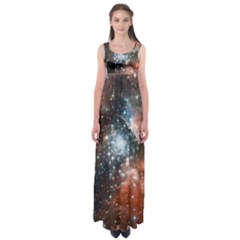 Star Cluster Empire Waist Maxi Dress by SpaceShop