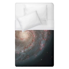 Whirlpool Galaxy And Companion Duvet Cover (single Size) by SpaceShop