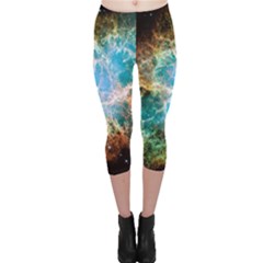 Crab Nebula Capri Leggings  by SpaceShop