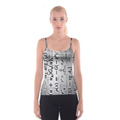 Science Formulas Spaghetti Strap Top by Simbadda