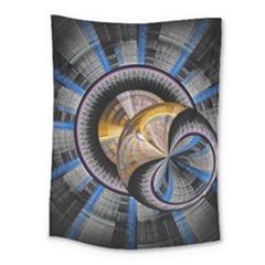 Fractal Tech Disc Background Medium Tapestry by Simbadda