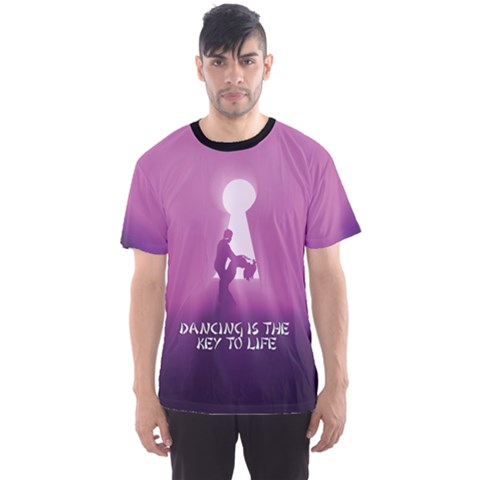 Dancing Is The Key To Life Men s Sport Mesh Tee by LetsDanceHaveFun