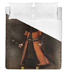 Count Vlad Dracula Duvet Cover (queen Size) by Valentinaart