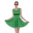 Clovers On Dark Green Skater Dress View1