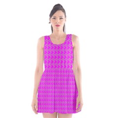 Clovers On Pink Scoop Neck Skater Dress by PhotoNOLA