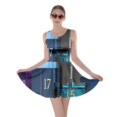 Door Number Pattern Skater Dress by Amaryn4rt