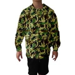 Camo Woodland Hooded Wind Breaker (kids) by sifis