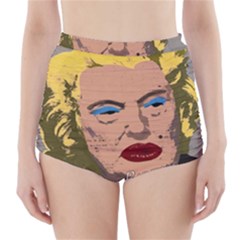 Happy Birthday Mr  President  High-waisted Bikini Bottoms by Valentinaart