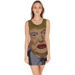 Donald Trump Sleeveless Bodycon Dress by Valentinaart