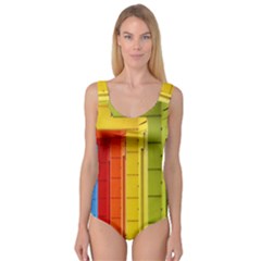 Abstract Minimalism Architecture Princess Tank Leotard  by Simbadda