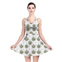 Green Marijuana Badges with Marijuana Leaves Reversible Skater Dress View1