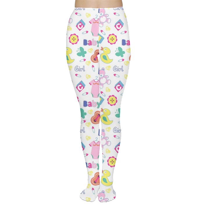 Colorful Baby Girl Tights