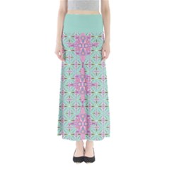 Mint Tribal 2 Maxi Skirt by CoolDesigns