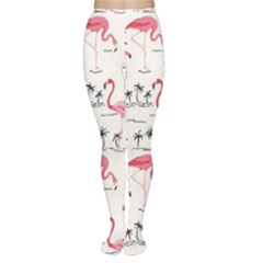 Colorful Flamingo Bird Pattern Women s Tights by CoolDesigns