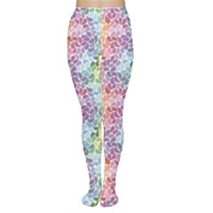 Colorful Pastel Rainbow Petals Women s Tights by CoolDesigns