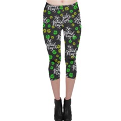 St Patricks Day Capri Leggings  by CoolDesigns