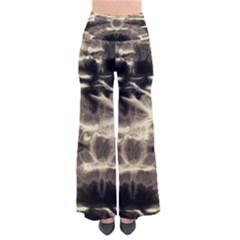 Beige Tie Dye Chic Palazzo Pants by CoolDesigns