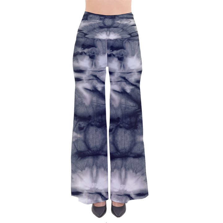 Navy Tie Dye Chic Palazzo Pants