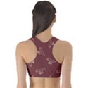 Marsala Tyrannosaurus Sport Bra View2