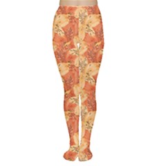 Orange Beautiful With Yellow And Orange Alstroemeria Women s Tights by CoolDesigns