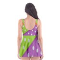 Colorful Easter Ribbon Background Skater Dress Swimsuit View2