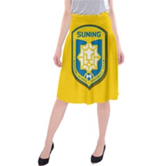 Jiangsu Suning F C  Midi Beach Skirt by Valentinaart