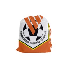 Shandong Luneng Taishan F C  Drawstring Pouches (medium)  by Valentinaart