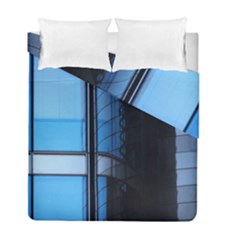 Modern Office Window Architecture Detail Duvet Cover Double Side (full/ Double Size) by Simbadda