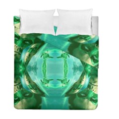 Green Lantern 3d Effect Duvet Cover Double Side (full/ Double Size) by 3Dbjvprojats