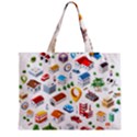 Urban Pattern  Zipper Mini Tote Bag View1