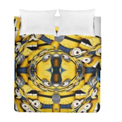 Minions Feedback 3d Effect   Duvet Cover Double Side (full/ Double Size) by 3Dbjvprojats