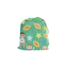 Football Kids Children Pattern Drawstring Pouches (small)  by Nexatart