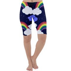 Rainbow Animation Cropped Leggings  by Nexatart