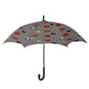 Balltiled Grey Ball Tennis Football Basketball Billiards Hook Handle Umbrellas (Small) View3