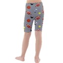 Balltiled Grey Ball Tennis Football Basketball Billiards Kids  Mid Length Swim Shorts View2