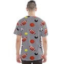 Balltiled Grey Ball Tennis Football Basketball Billiards Men s Sport Mesh Tee View2