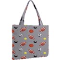 Balltiled Grey Ball Tennis Football Basketball Billiards Mini Tote Bag View2