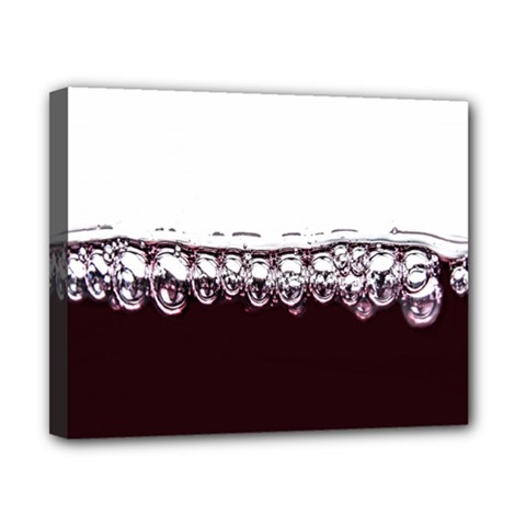 Bubbles In Red Wine Canvas 10  X 8  by Nexatart