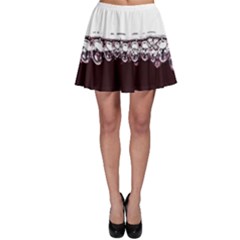 Bubbles In Red Wine Skater Skirt by Nexatart