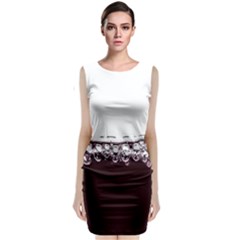 Bubbles In Red Wine Classic Sleeveless Midi Dress by Nexatart