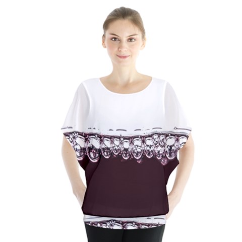 Bubbles In Red Wine Blouse by Nexatart